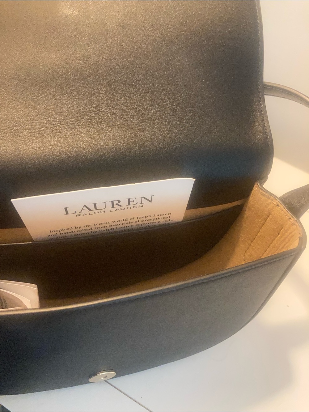 Lauren Ralph Lauren Witley Saddle Bag - Picture 8 of 10